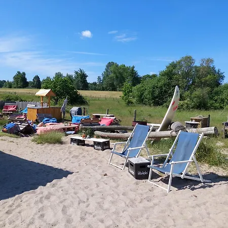 Lejlighed Surf Shack 2 - Mit Gemeinschaftsbad, Blick Auf Den Deich, Gemeinschaftsgarten Und Wlan, 200m Zum Strand, Parkplatz, Promenade In 10 Minuten Erreichbar *